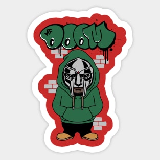 MF Doom Mask Sticker